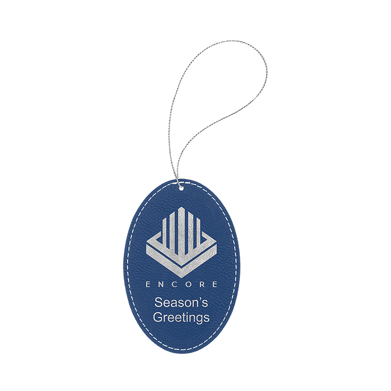 Laserable Leatherette Oval Ornament Laserable Leatherette Oval Ornament