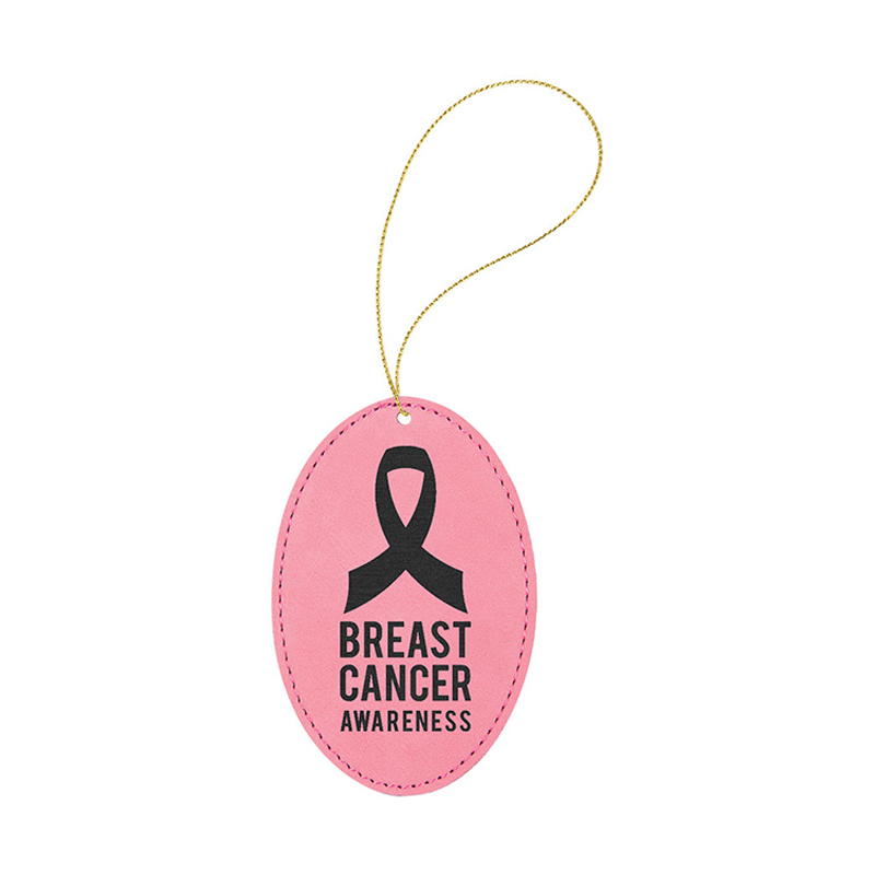 Laserable Leatherette Oval Ornament Laserable Leatherette Oval Ornament