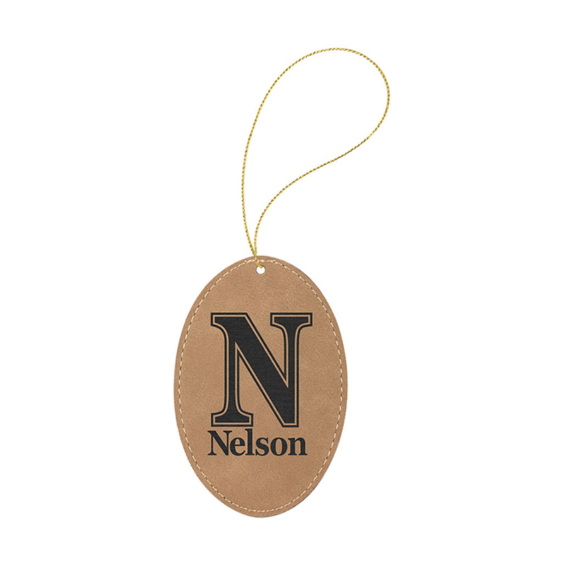 Laserable Leatherette Oval Ornament Laserable Leatherette Oval Ornament