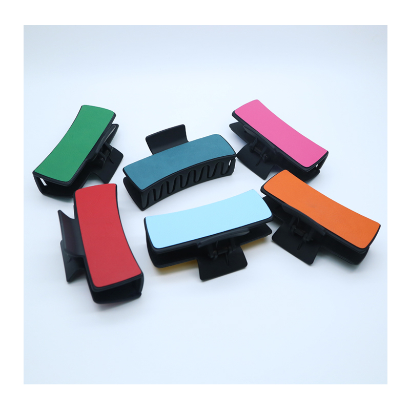 Laserable Leatherette Hair Clip Laserable Leatherette Hair Clip