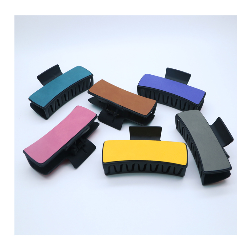 Laserable Leatherette Hair Clip Laserable Leatherette Hair Clip