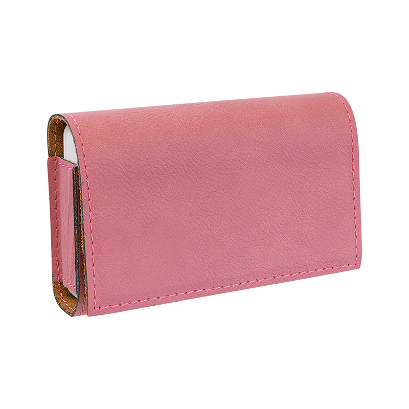 4 3/4' x 3 1/8' Laserable Leatherette Pill Box
