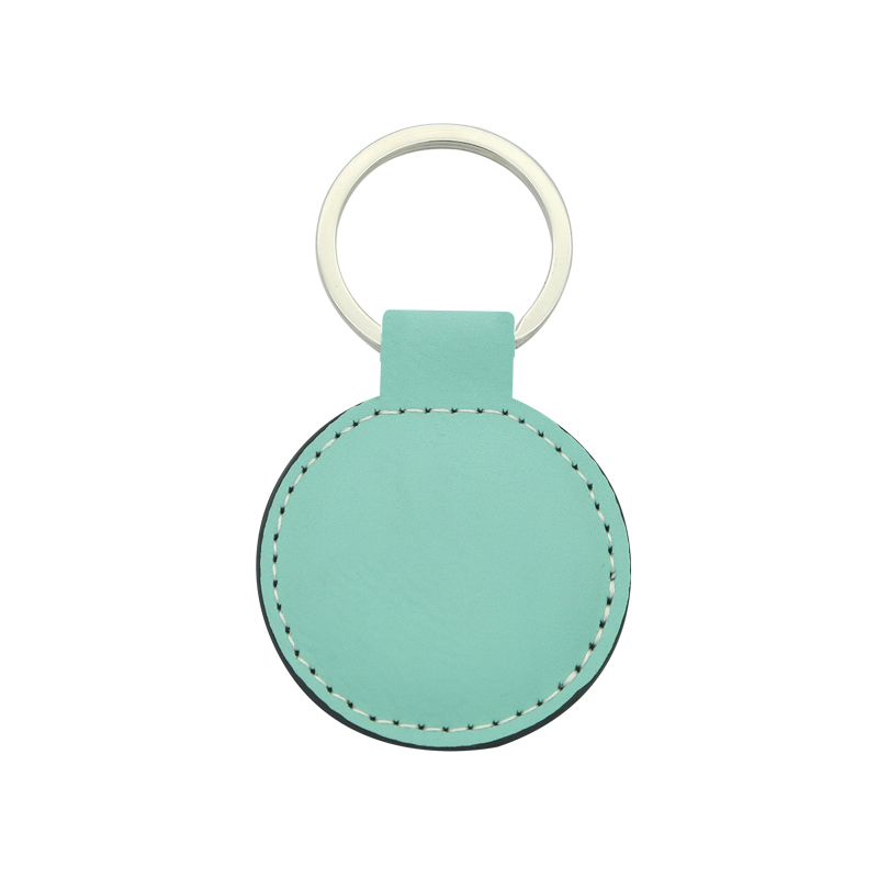Laserable Leatherette circa Keychain