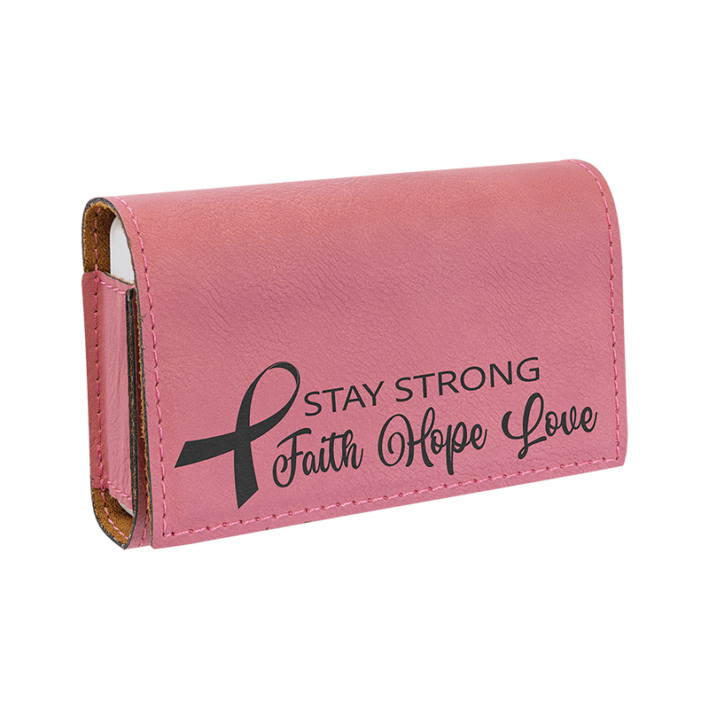 9 3/4' x 2 1/2' Laserable Leatherette Pill Box 9 3/4' x 2 1/2' Laserable Leatherette Pill Box