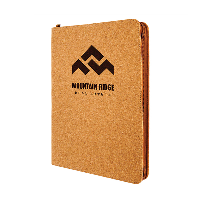 9 1/2' 12' Leatherette Portfolio with zipper