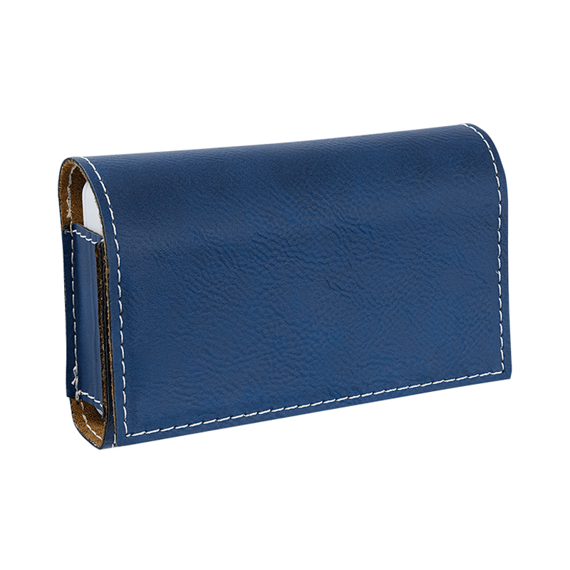 4 3/4' x 3 1/8' Laserable Leatherette Pill Box