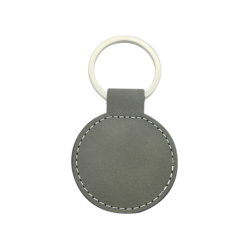 Laserable Leatherette circa Keychain