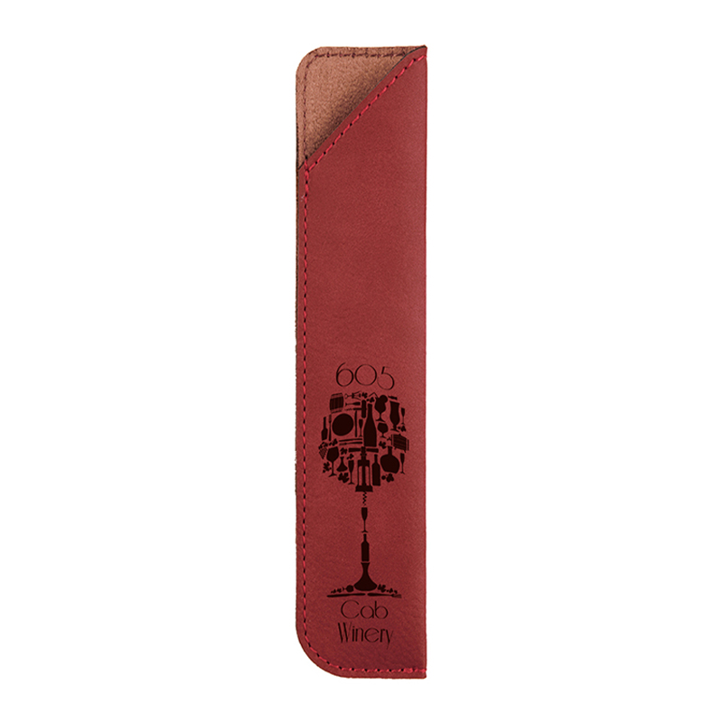 Laserable Leatherette Pen Sleeve