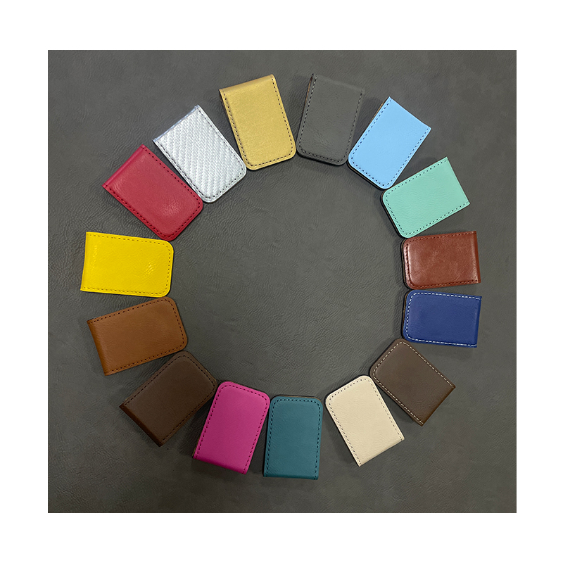 Laserable Leatherette pecuniam clip