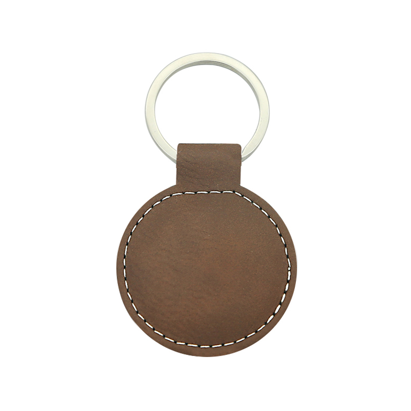 Laserable Leatherette circa Keychain