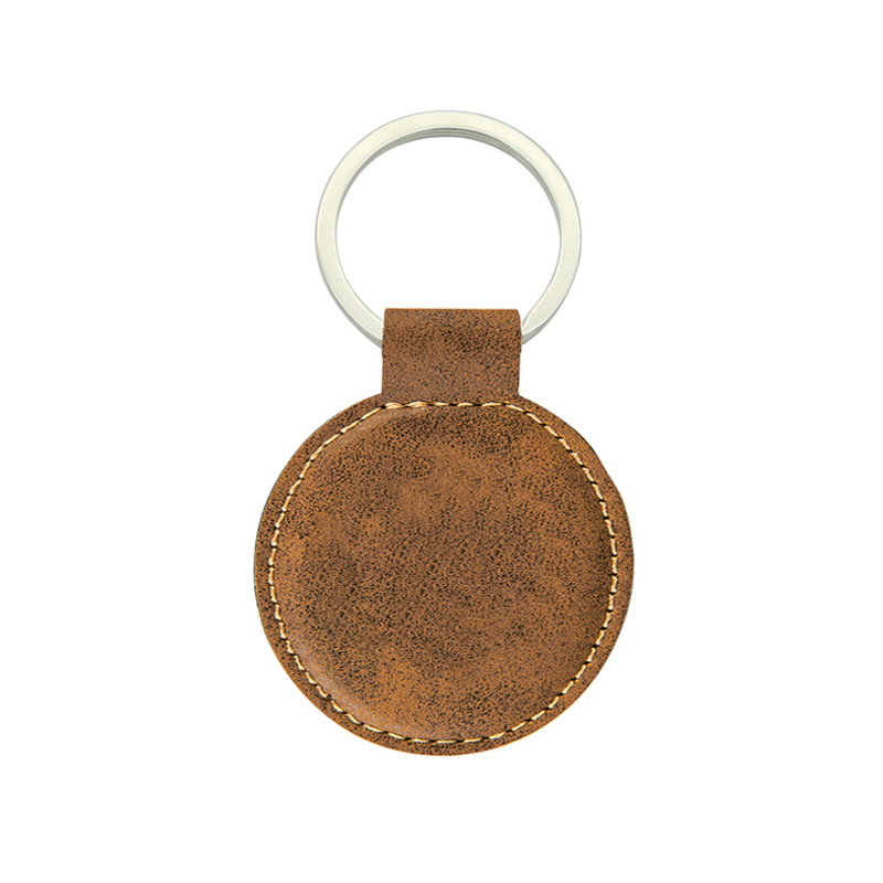 Laserable Leatherette circa Keychain