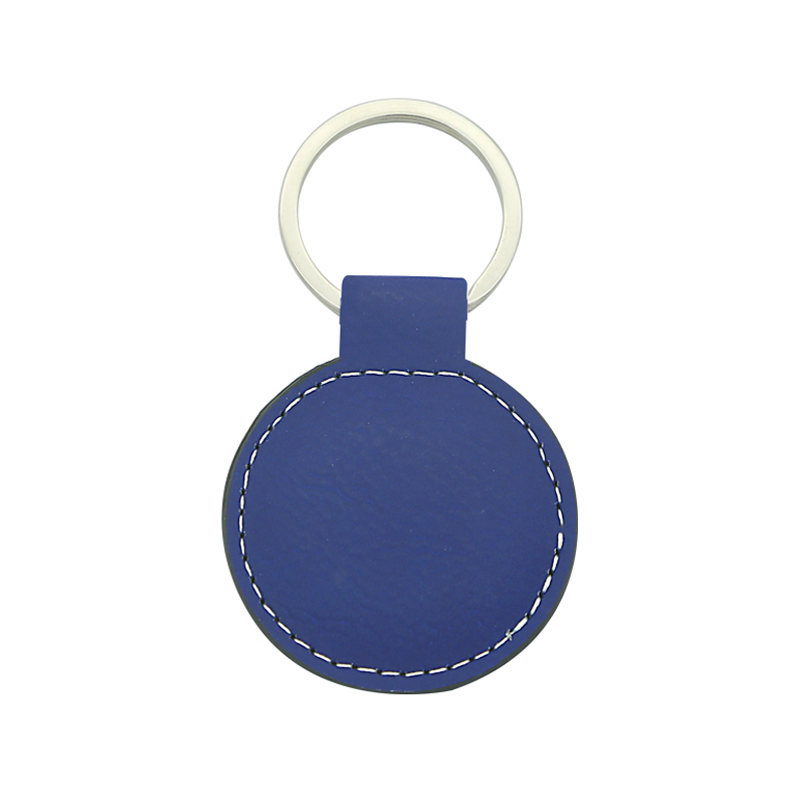 Laserable Leatherette circa Keychain