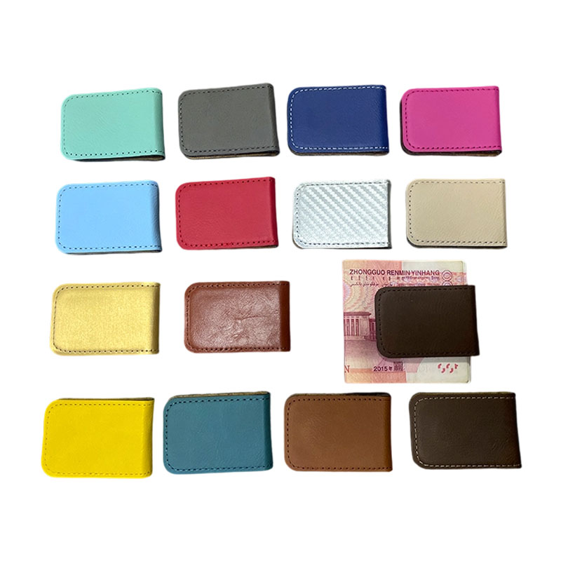 Laserable Leatherette pecuniam clip
