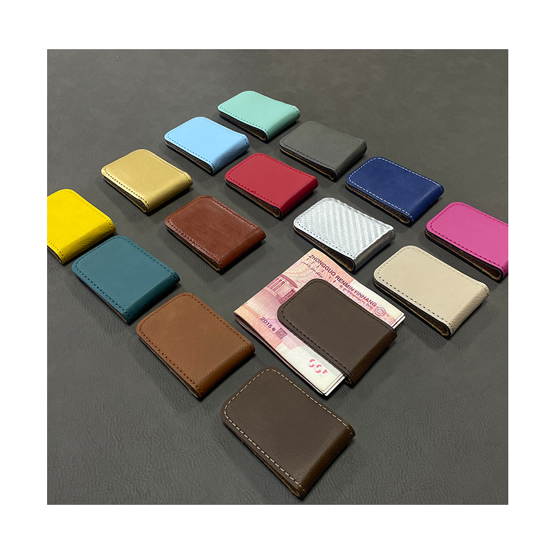 Laserable Leatherette pecuniam clip