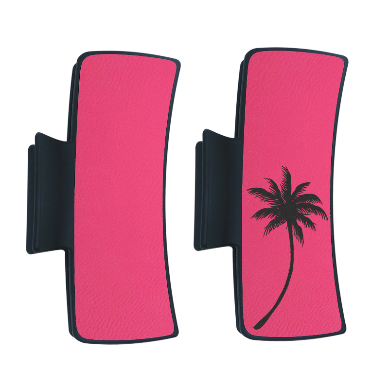 Laserable Leatherette Hair Clip Laserable Leatherette Hair Clip