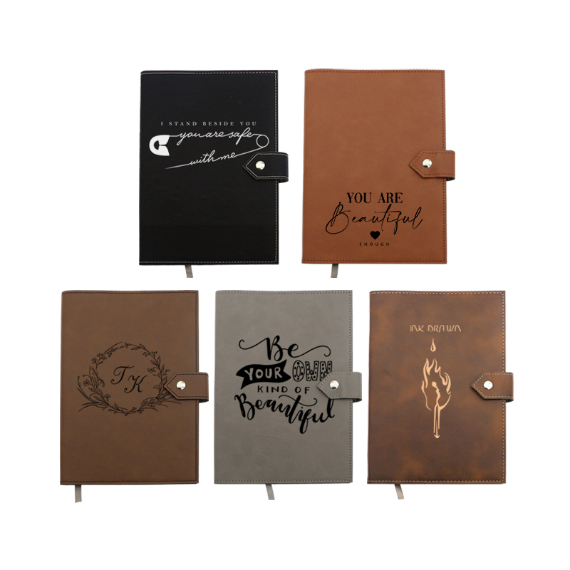 Journal de Laserable Leatherette Clasp