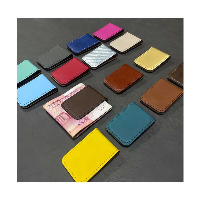 Laserable Leatherette pecuniam clip