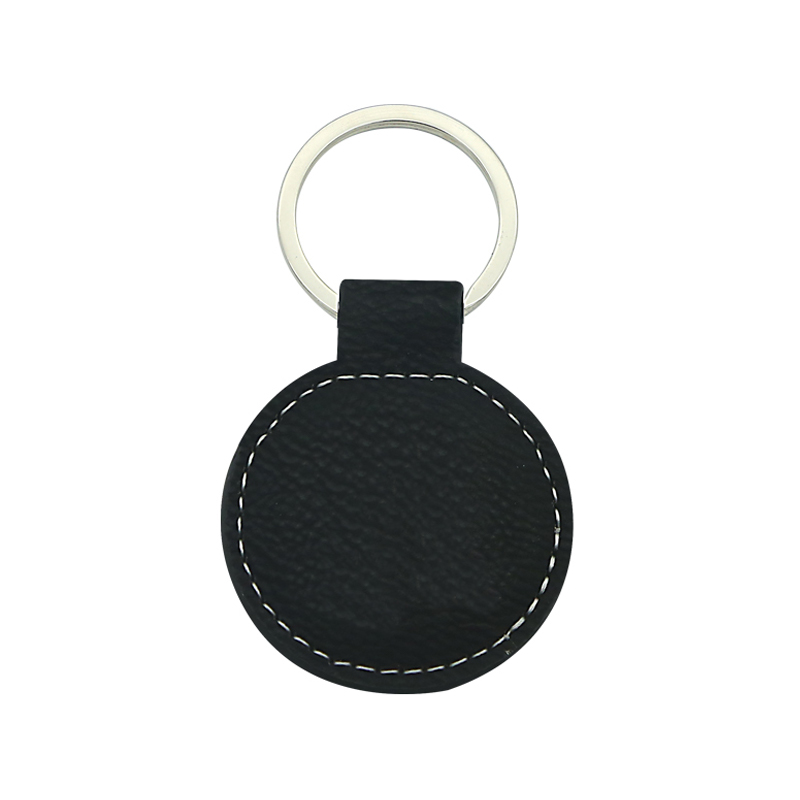 Laserable Leatherette circa Keychain