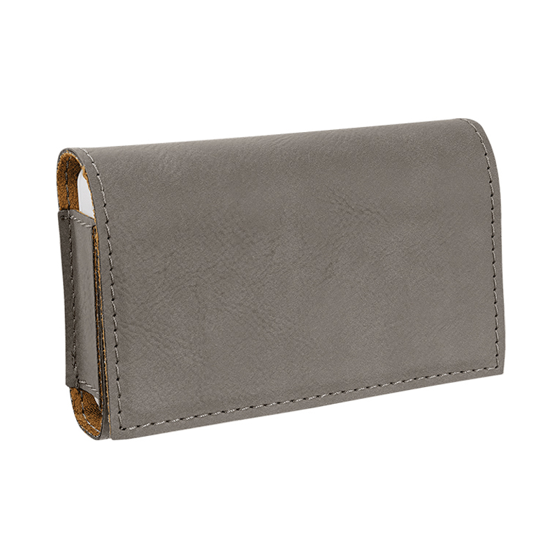 4 3/4' x 3 1/8' Laserable Leatherette Pill Box