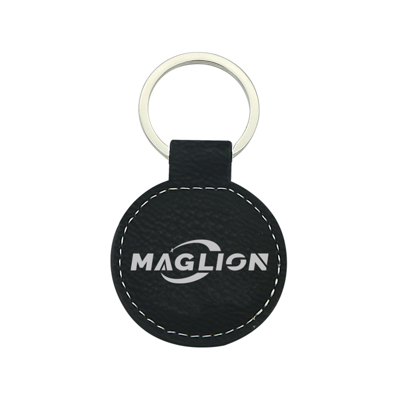 Laserable Leatherette circa Keychain