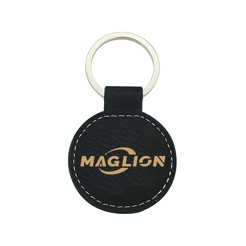 Laserable Leatherette circa Keychain