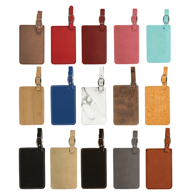 Laserable Leatherette sarcina Tags