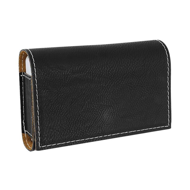 4 3/4' x 3 1/8' Laserable Leatherette Pill Box