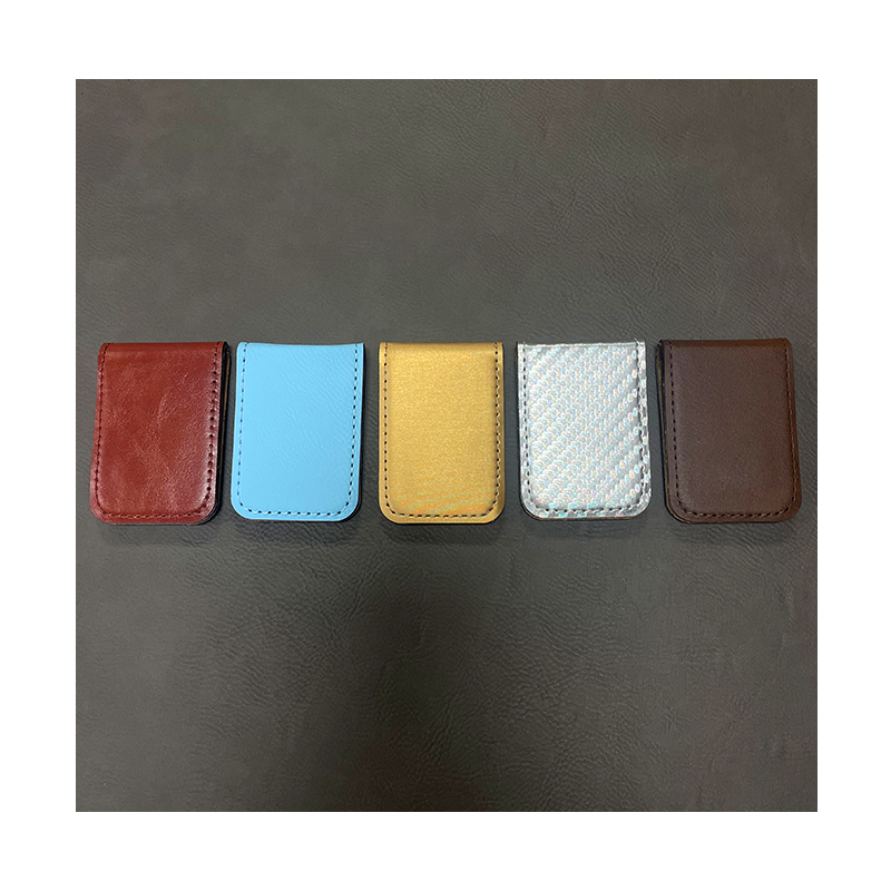 Laserable Leatherette pecuniam clip