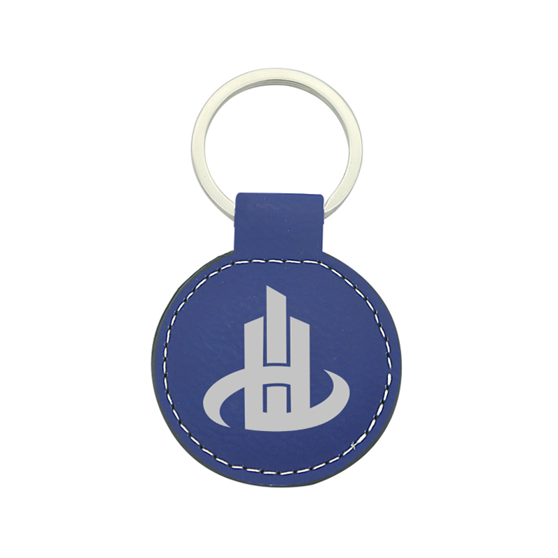 Laserable Leatherette circa Keychain