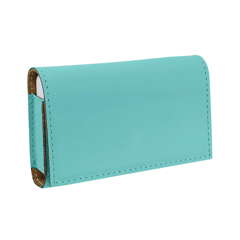 4 3/4' x 3 1/8' Laserable Leatherette Pill Box