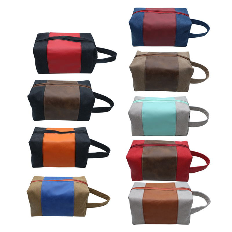 Laserable Leatherette Toiletry Bag