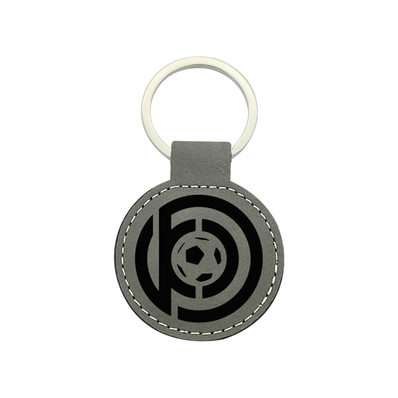 Laserable Leatherette circa Keychain