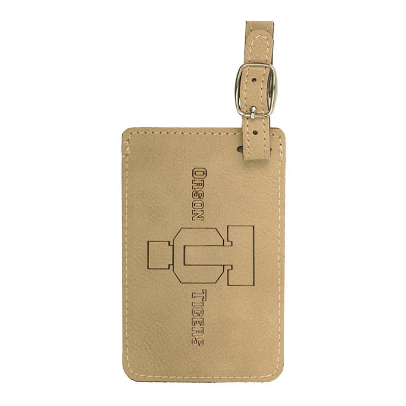 Laserable Leatherette sarcina Tags
