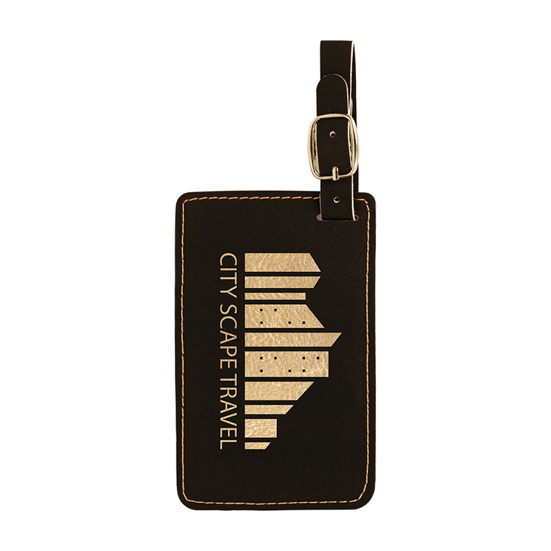 Laserable Leatherette sarcina Tags