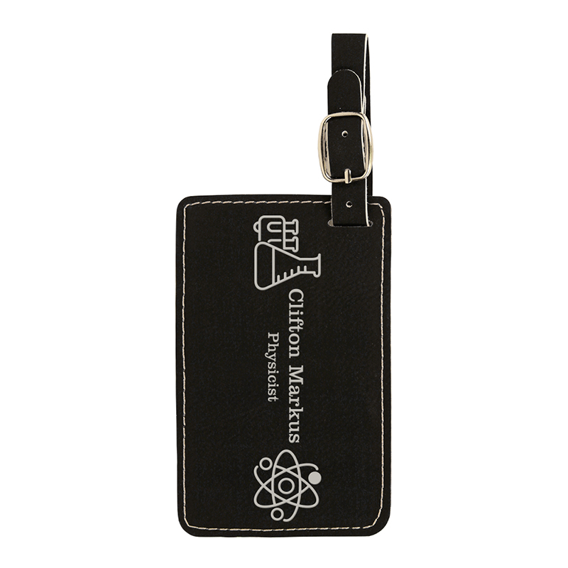 Laserable Leatherette sarcina Tags