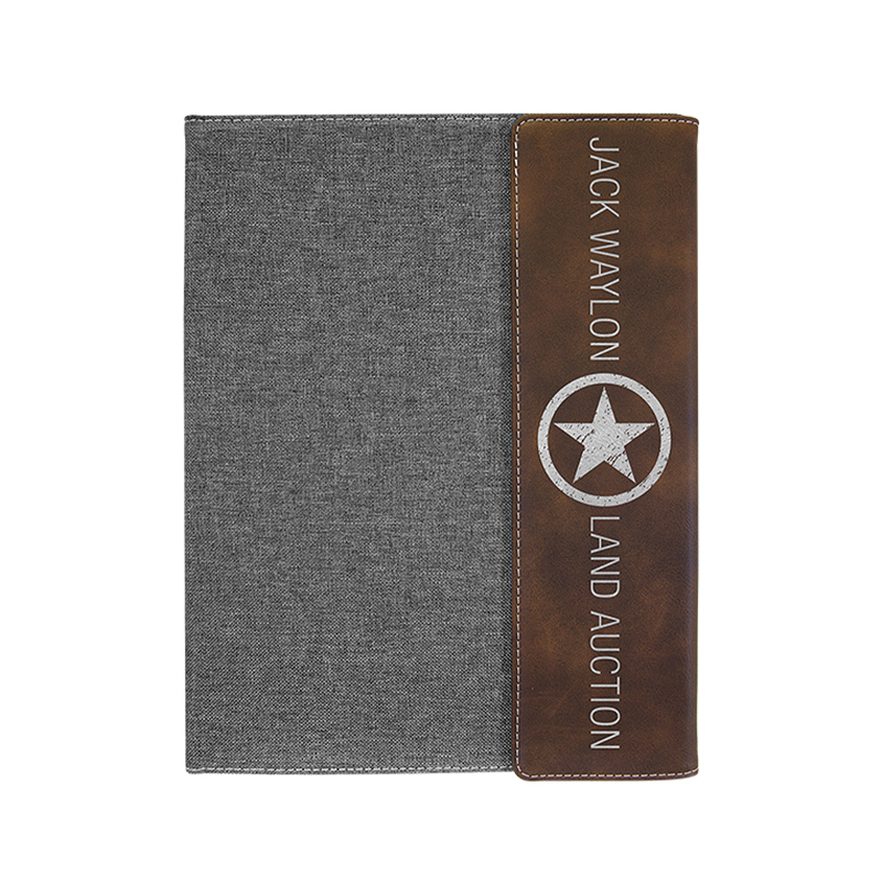 9 1/2' × 12' Canvas cum Leatherette Portfolios