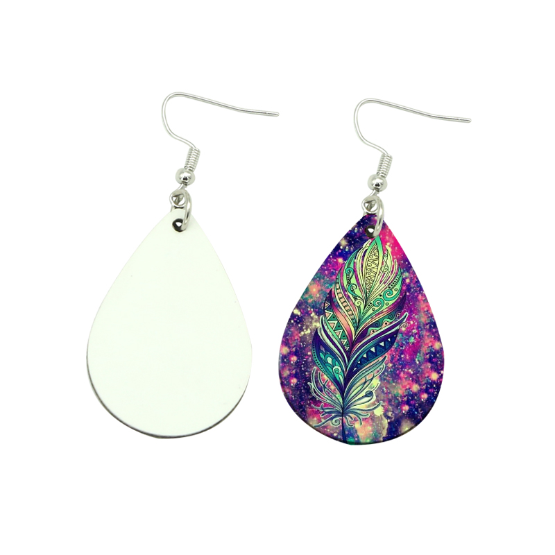 Forma Iacta Sublimationis PU Leather earring (par)