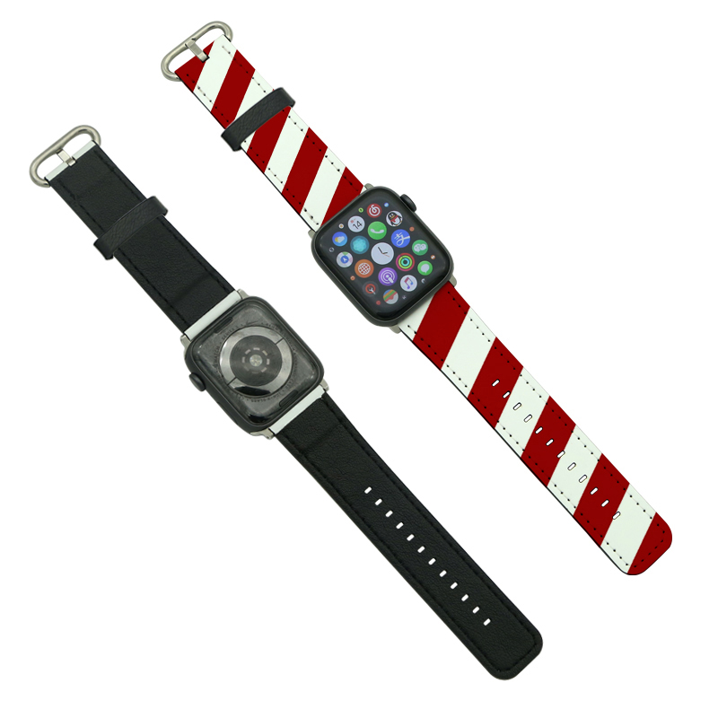 Sublimatio PU Leather Apple iWatch Band pro Series 4/5-44mm