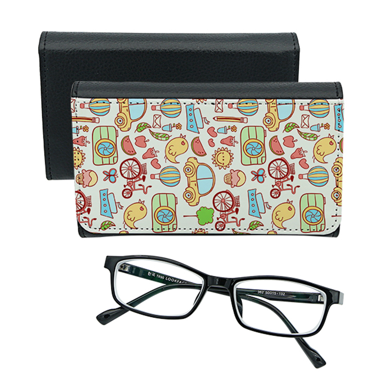 Sublimatione PU Leather Eyeglasses Case