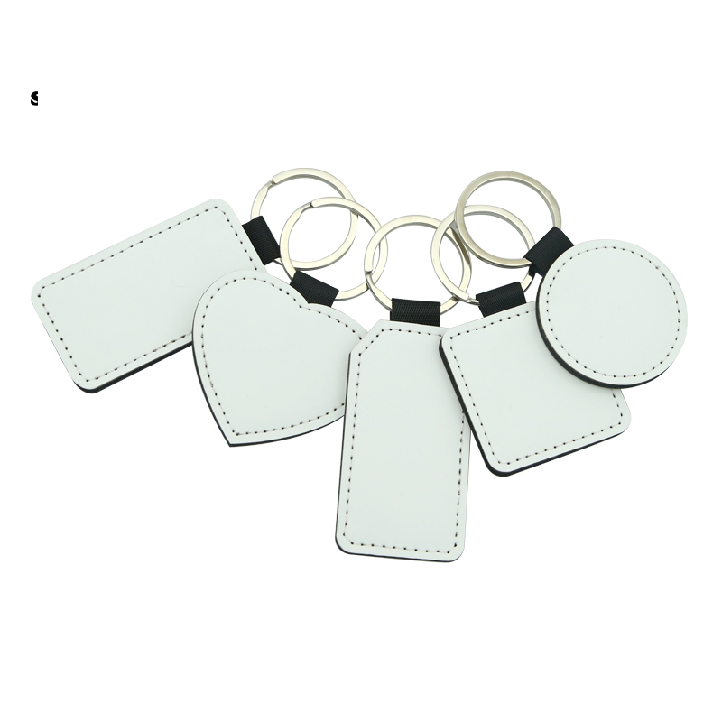 Sublimationis PU Leather Rectangle Keyring - Single Sided Edition