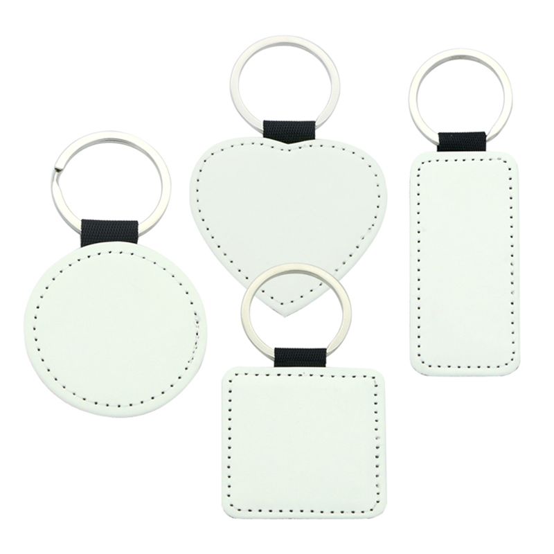 Sublimationis PU Leather Square Keyring - Single Sided Edition