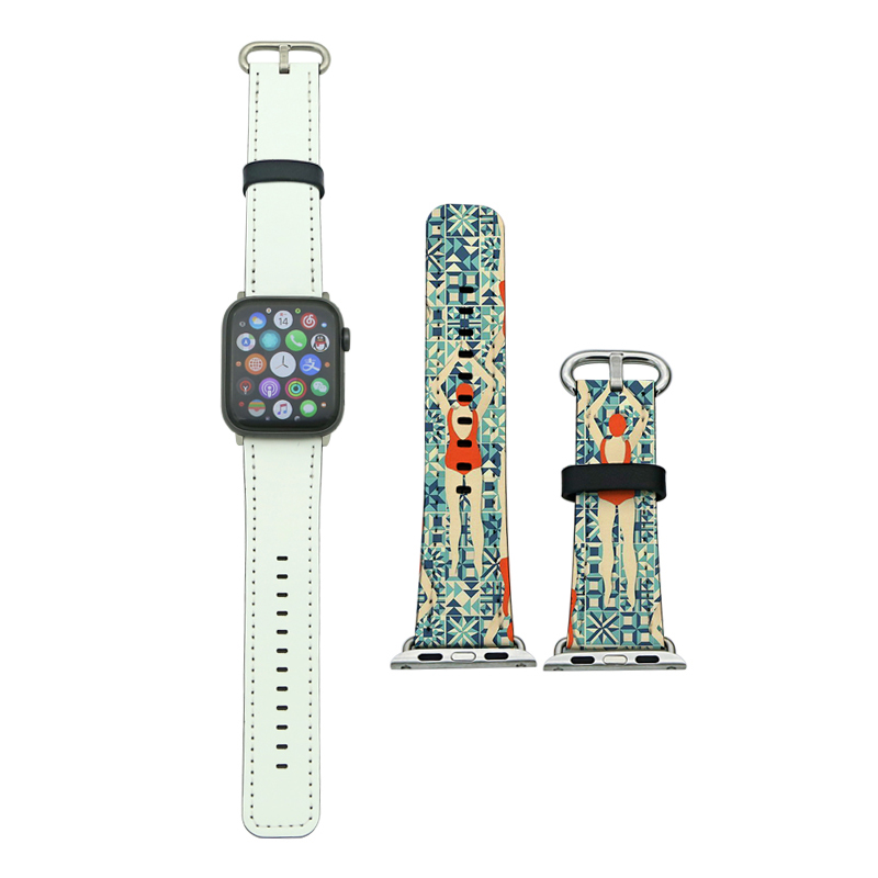 Sublimatio PU Leather Apple iWatch Band pro Series 4/5-44mm