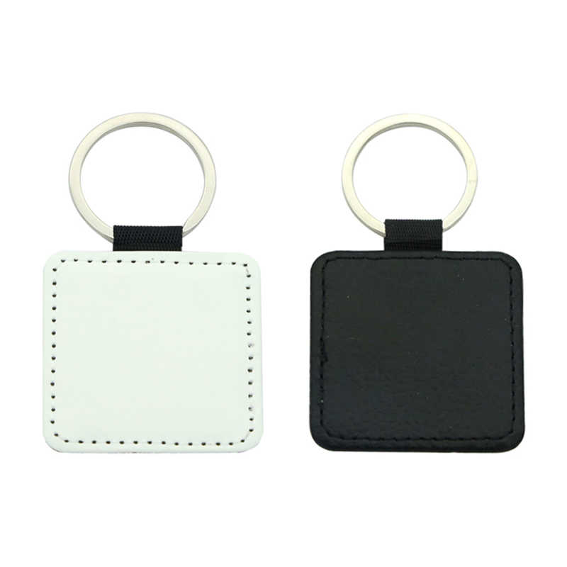 Sublimationis PU Leather Square Keyring - Single Sided Edition