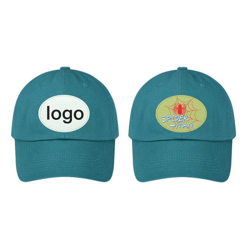 3 1/2' x 2 1/2' Oval Sublimation Leatherette Patches with Adhesive