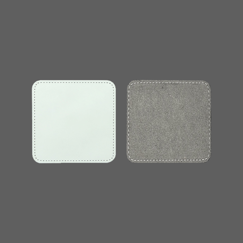 III 'x III' Square Sublimation Leatherette Patches cum Adhesive