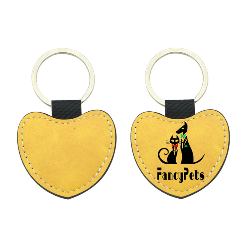Sublimatione PU Leather Cordis Keyring - Single Sided Edition