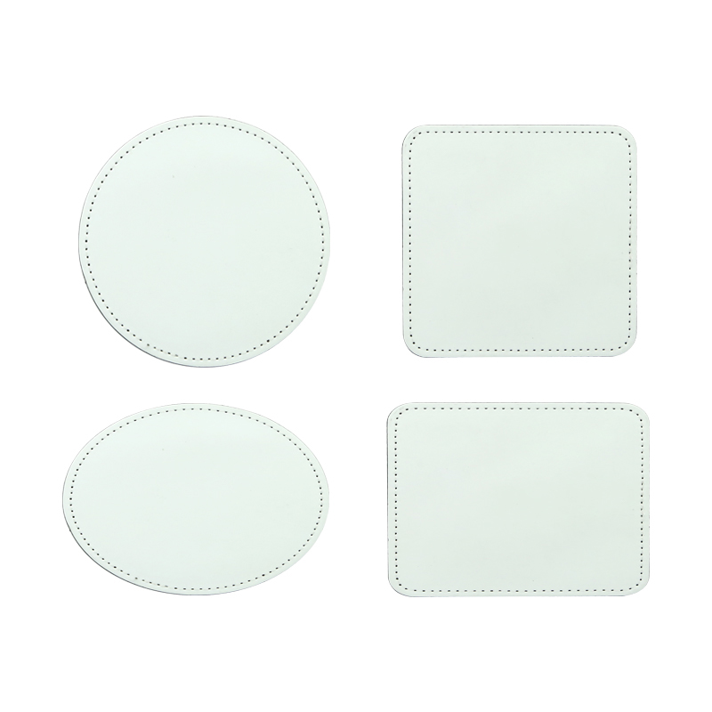 III 'x III' Square Sublimation Leatherette Patches cum Adhesive