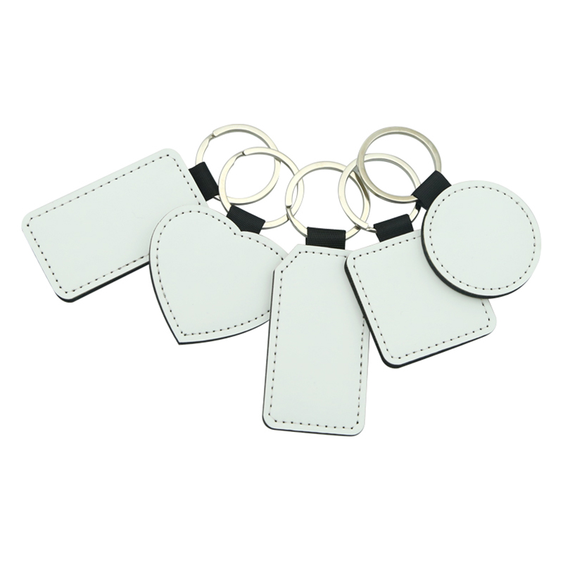 Sublimationis PU Leather Square Keyring - Single Sided Edition