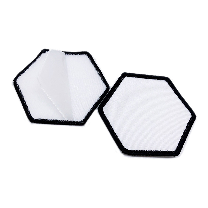 III 'x III' Square Sublimation Leatherette Patches cum Adhesive