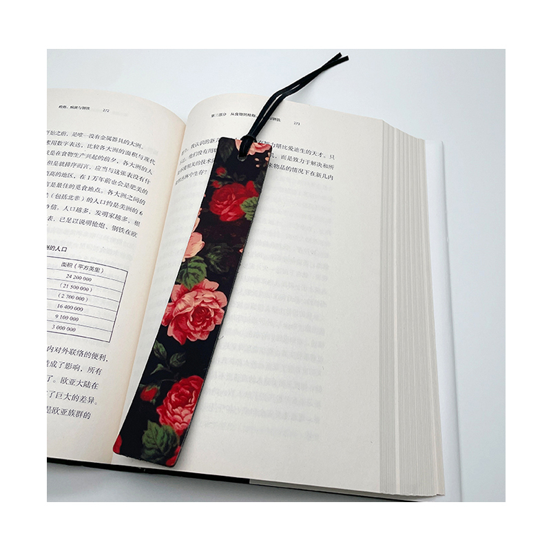 Sublimation PU Leather Bookmark